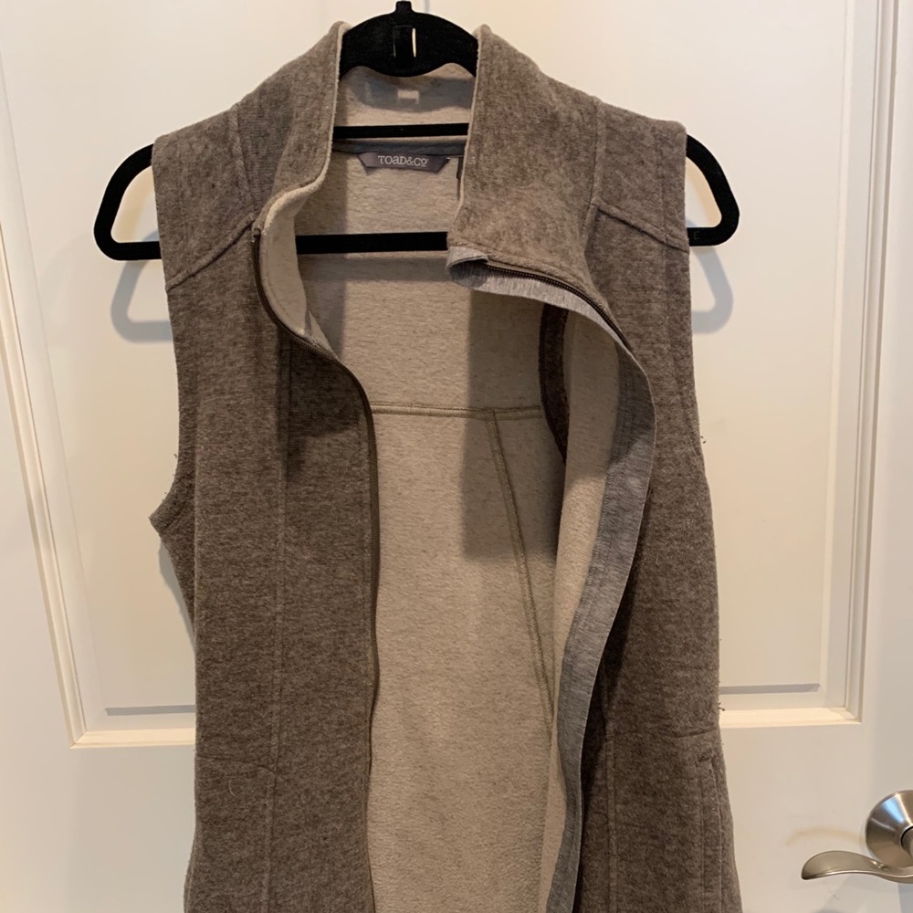 Toad & Co Arriva Long Wool Vest (Medium)